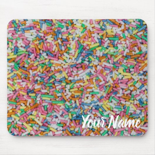 Zuckerkraut farbenfrohe Hintergrundgeschenk Mousepad (Vorne)