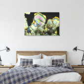 Zuckerkristalle in polarisiertem Licht 2 Leinwanddruck (Insitu (Schlafzimmer))
