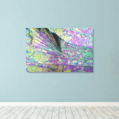 Zuckerkristalle in Polarlicht Leinwanddruck (Insitu (Holzboden))