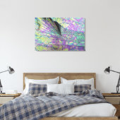 Zuckerkristalle in Polarlicht Leinwanddruck (Insitu (Schlafzimmer))