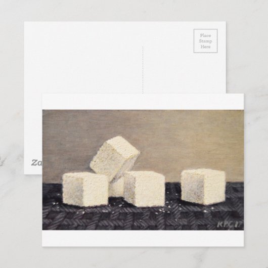 Zuckerkuben Postkarte (Vorne/Hinten)