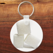 Zuckerkuben Schlüsselanhänger (Vorderseite)