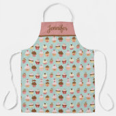Zuckerkuchenmuster für Bäcker Schürze (Vorderseite)