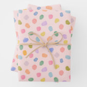 Zuckerkügelchen Geschenkpapier Set (Beispiel)