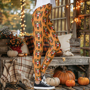 Zuckerkull-Rose Owl Leggings
