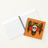Zuckerkull-Rose Owl Notizbuch (Innenseite)
