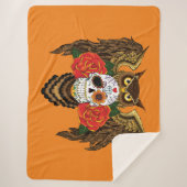 Zuckerkull-Rose Owl Sherpadecke (Vorderseite)