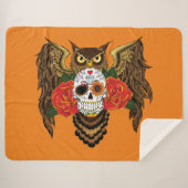 Zuckerkull-Rose Owl Sherpadecke (Vorderseite (Horizontal))