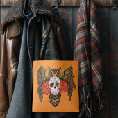Zuckerkull-Rose Owl Tasche