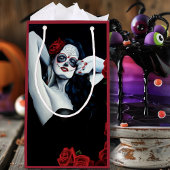 Zuckerkuller Rote Rosen schwarz Kleine Geschenktüte