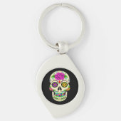 Zuckerkulls Schlüsselanhänger (Vorderseite)