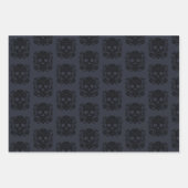 Zuckerkulpierpapier, Dia de los muertos Geschenkpapier Set (Vorderseite)