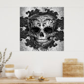 Zuckerkulpster in Schwarz/Weiß Poster (Küche)