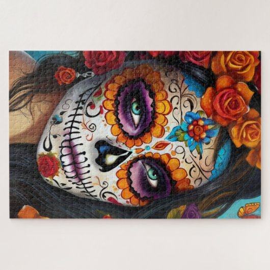 Zuckerkulptur Kunst Puzzle (Horizontal)