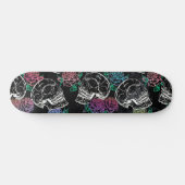 Zuckerkulpturen Rosen | Girly Gothic Grunge Glam Skateboard (Horizontal)