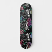 Zuckerkulpturen Rosen | Girly Gothic Grunge Glam Skateboard (Vorderseite)