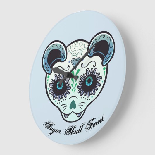 Zuckerkulstenzunge Große Wanduhr (Winkel)