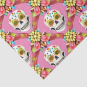 Zuckerkultur - Diagonal Grid (Rosa) Seidenpapier (Ausschnitt)