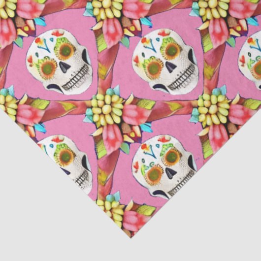 Zuckerkultur - Diagonal Grid (Rosa) Seidenpapier (Ausschnitt)