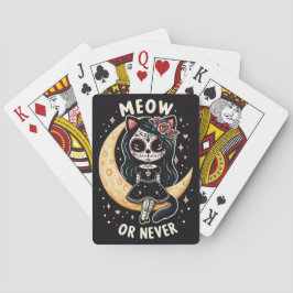 Zuckerkultur - Faulkatze Mädchen - Meau oder Niema Spielkarten