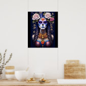 Zuckerkultur - Frau im Zuckerhut Poster (Küche)