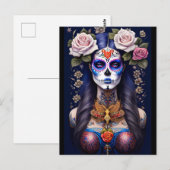 Zuckerkultur - Frau im Zuckerhut Postkarte (Vorne/Hinten)