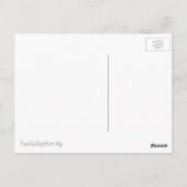 Zuckerkultur Frenchie - Rosa Postkarte (Rückseite)
