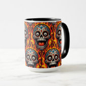 Zuckerkultur - Glanzschädel Tasse (VorderseiteRechts)