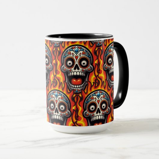 Zuckerkultur - Glanzschädel Tasse (VorderseiteRechts)