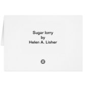 Zuckerlastwagen (Rückseite Horizontal)