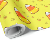 Zuckermais, Halloween Candy Corn, Herbst, Geschenkpapier (Rolleneckpunkt)