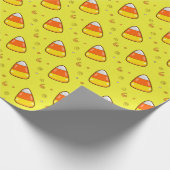 Zuckermais, Halloween Candy Corn, Herbst, Geschenkpapier (Ecke)
