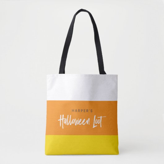 Zuckermais Halloween-Loot Tasche (Vorderseite)
