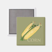 Zuckermais Magnet (Vorderseite/Rückseite)