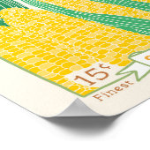 Zuckermais-Packplakat Poster (Ecke)