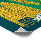 Zuckermais-Packplakat (Reiche Marine) Poster (Ecke)