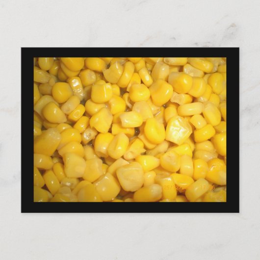 Zuckermais Postkarte (Vorderseite)