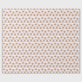 Zuckermais und Sterne Halloween-Muster Geschenkpapier (Flach)