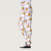 Zuckermais und Sterne Halloween-Muster Leggings (Links)