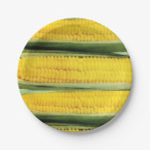 Zuckermais - Vintage Abbildung Pappteller (Vorderseite)