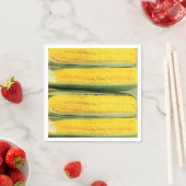 Zuckermais - Vintage Abbildung Serviette (Beispiel)