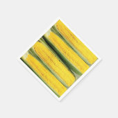 Zuckermais - Vintage Abbildung Serviette (Ecke)