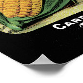 Zuckermais-Vintages Saatgut Poster (Ecke)