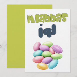 Zuckermandeln Einladung