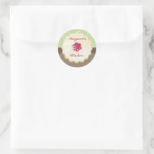 Zuckermarmelade, gebacken Backticker Runder Aufkleber (Tasche)