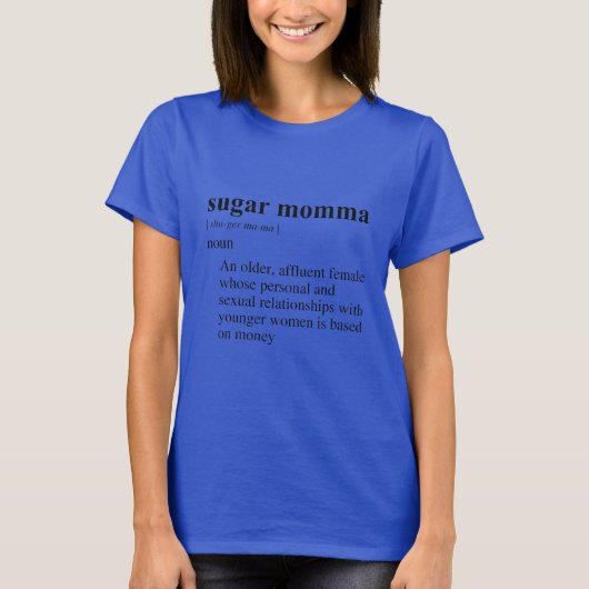 ZUCKERMOMMA T-Shirt (Vorderseite)