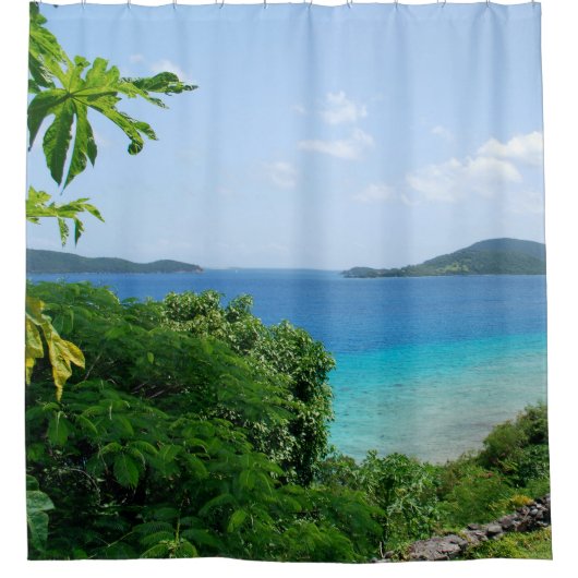 Zuckermühle (St. Thomas, USVI) Duschvorhang (Vorderseite)