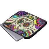 Zuckern Sie Schädel-Kunst/Tag der toten Tasche (Vorne Knopf)