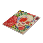 zuckern Sie Schädeltag der toten Fliese (Seite)