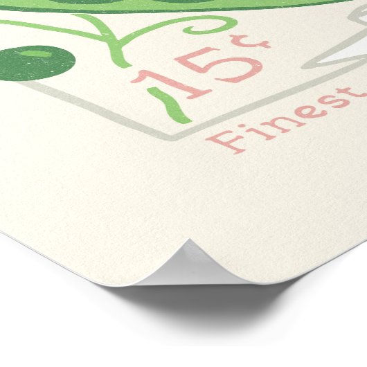 Zuckerpferd Poster (Ecke)